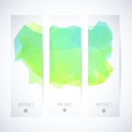 Abstract vector vertical mosaic banners N97