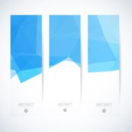 Abstract vector vertical mosaic banners N102