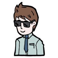 businessman wearing sunglasses N2