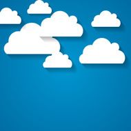 Abstract Cloud Background Vector Illustration N13