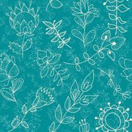 Seamless texture with flowers N115