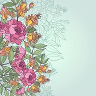 Cute floral seamless background N4