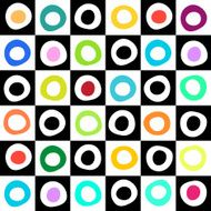 Black white and color mosaic background N2