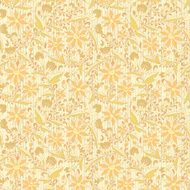 Seamless ornament floral beige neutral background N4