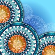 Vector abstract floral decorative background N58