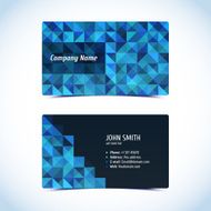 vector business card set N15