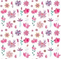 Seamless floral vector pattern N29
