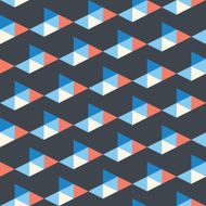seamless pattern of triangles on a dark background
