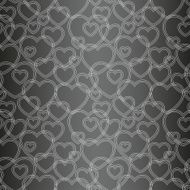 Seamless pattern with hearts vector N4