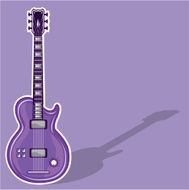 Guitar purple