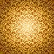 Vintage beautiful background fashioned seamless pattern