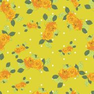 Rose seamless pattern vector