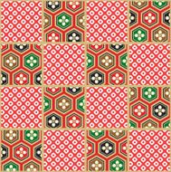 seamless japanese floral pattern N7