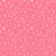 Valentine&#039;s Day pattern Sketch style N3