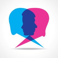 couple message bubble