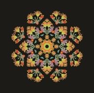 Floral rosette