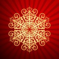 Red Christmas backdrop N2