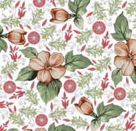 Flowers Vector Beautiful background with a flower ornament N33