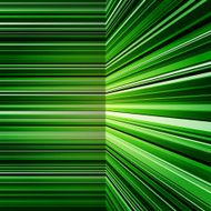 Abstract warped green stripes colorful background N5