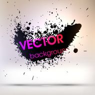 Abstract Ink Blot for Grunge Backgound N334
