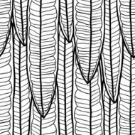 Seamless natural pattern with long leaves N7
