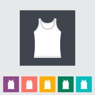 Singlet single flat icon