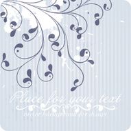 Floral Retro Background for Vintage Design N1499