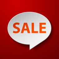 sale 3d Speech Bubble