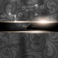 Floral Retro Background for Vintage Design N1521