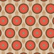 Seamless Flower Pattern Colorful Set N2