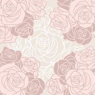 Seamless pattern with flowers roses N7