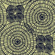 Lace doodle decorative seamless pattern