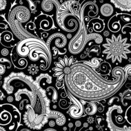 seamless pattern with paisley N20