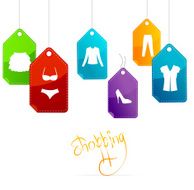 Vector sale labels