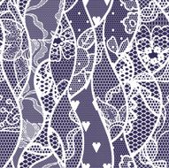 Lace seamless pattern with flowers N221