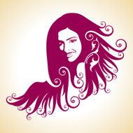 Beautiful Woman Silhouette N49