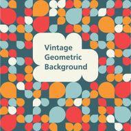 Vintage geometric background N4