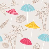Vector illustration Beach