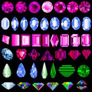 set of precious stones N2