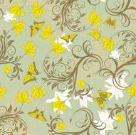 Seamless Floral Pattern N887