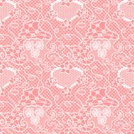 Lace seamless pattern with flowers N223