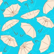 beige umbrellas
