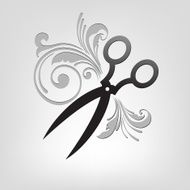 scissors stylization
