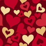 Valentine Seamless Hearts Pattern N7