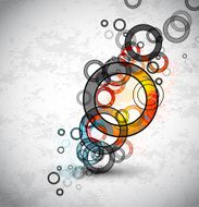 Abstract circles background N5