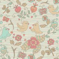 Seamless doodle background N9