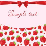 vintage frame with bow vector illustration N6