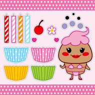 Sweet Cupcake Paper Doll N2