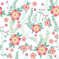 Cute floral seamless pattern N6