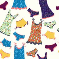 Apparel seamless pattern